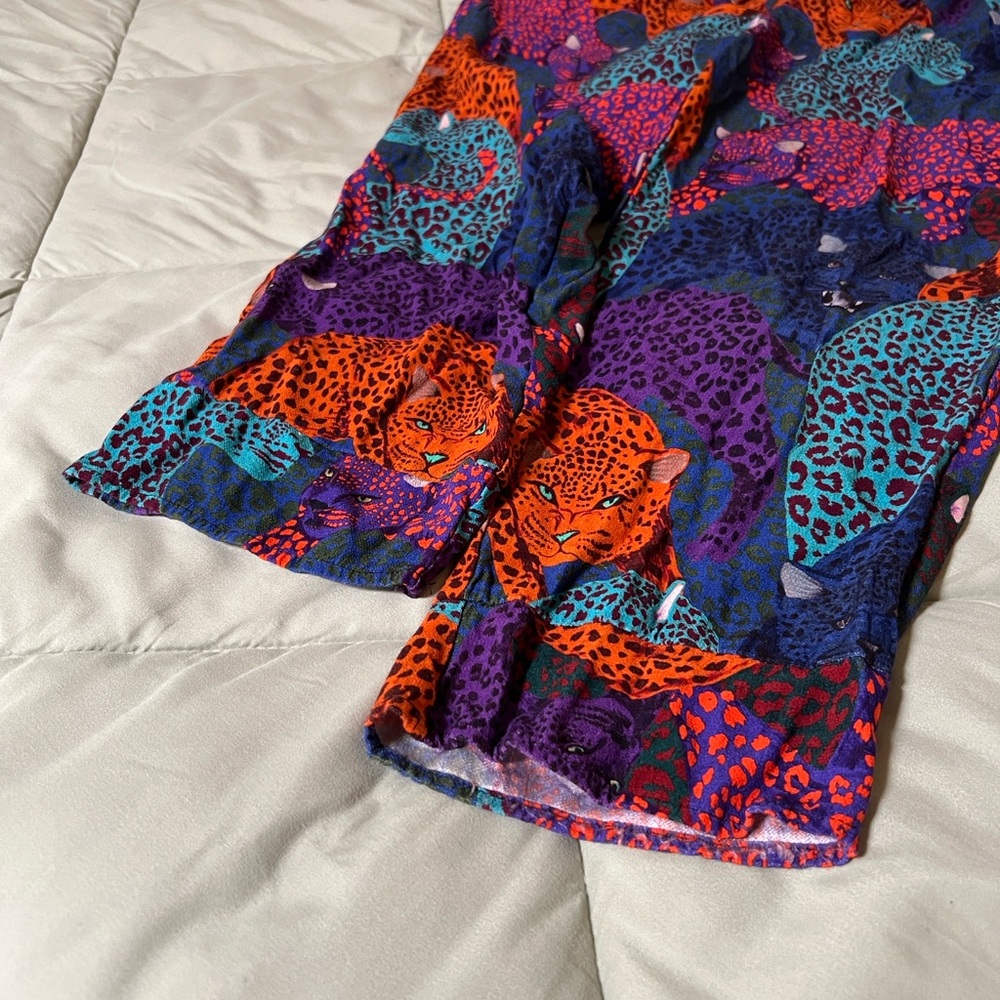 Farm Rio Anthropologie Sami Wildcat Pants - Picture 4 of 13